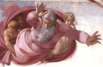 God Separates Earth and Waters